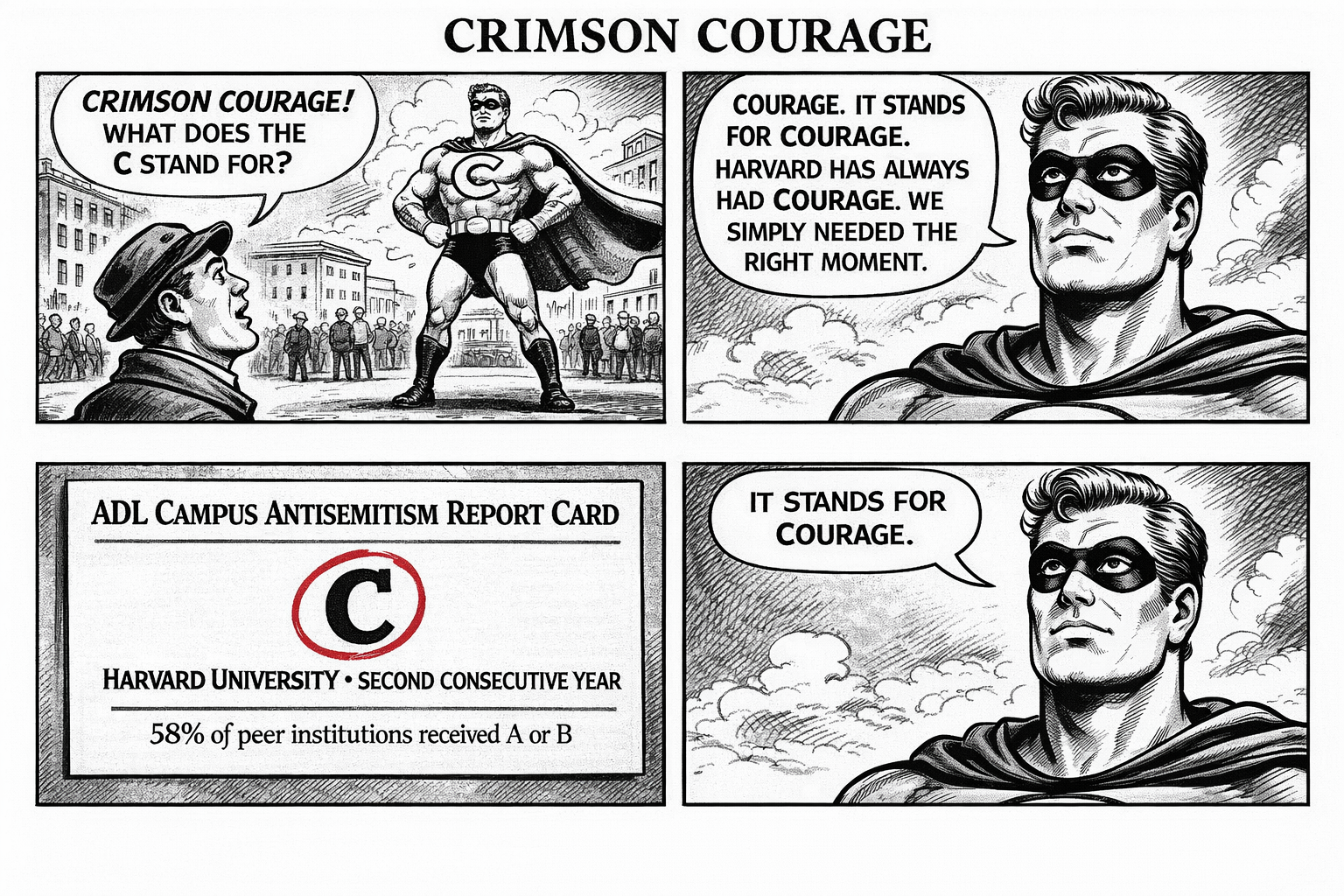 Crimson Courage — A Caput in Arena Comic Strip