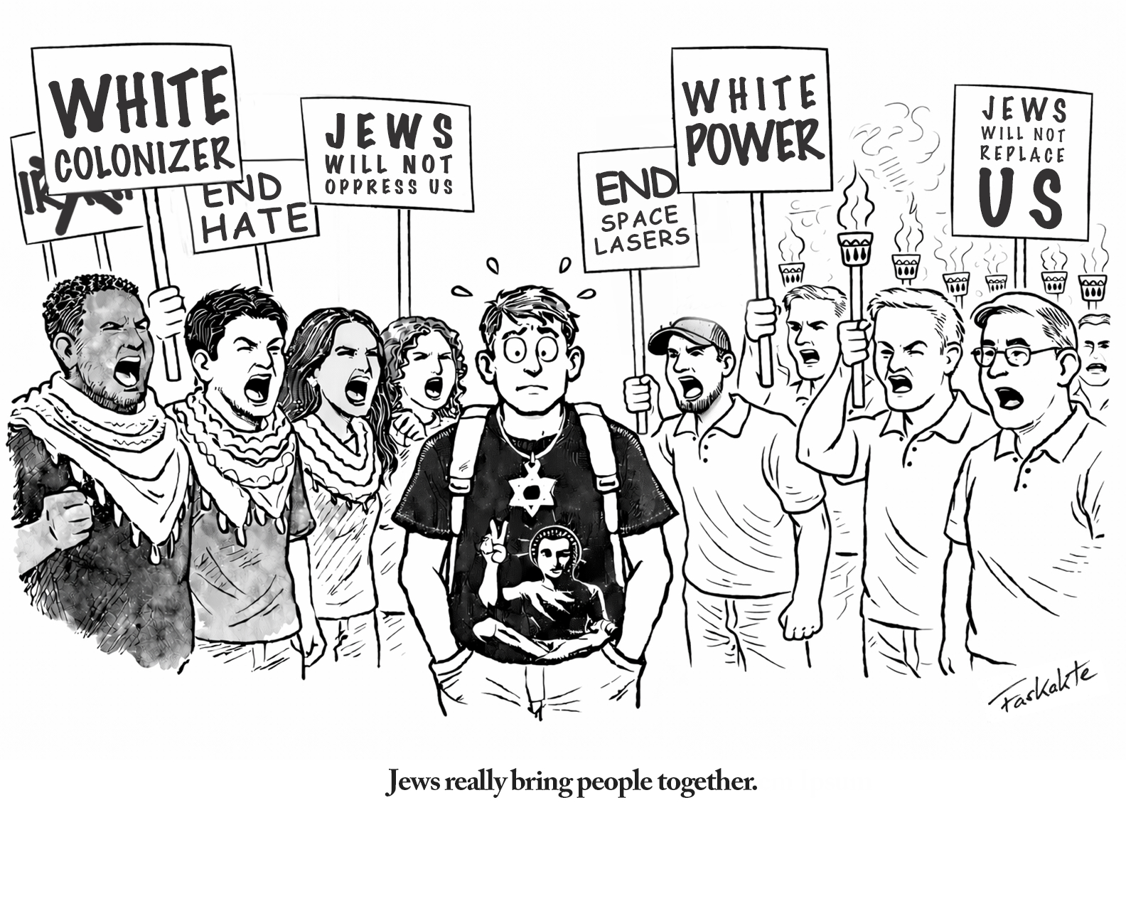 Jews really bring people together — Caput in Arena